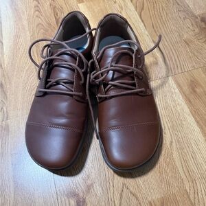 Elegant Brown Leather Oxfords for Men